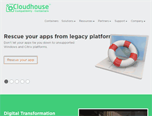 Tablet Screenshot of cloudhouse.com